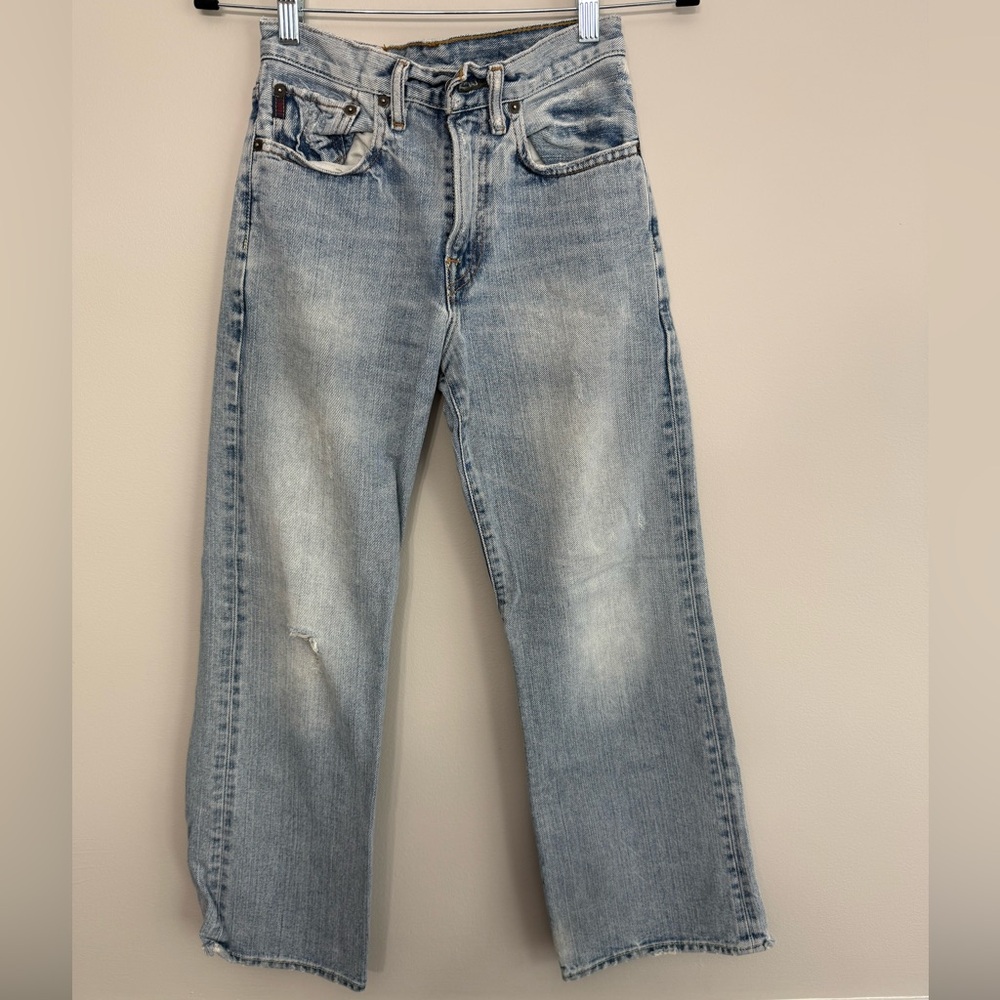 Abercrombie Kids Distressed Vintage Y2K Bootcut Boys 12 Slim